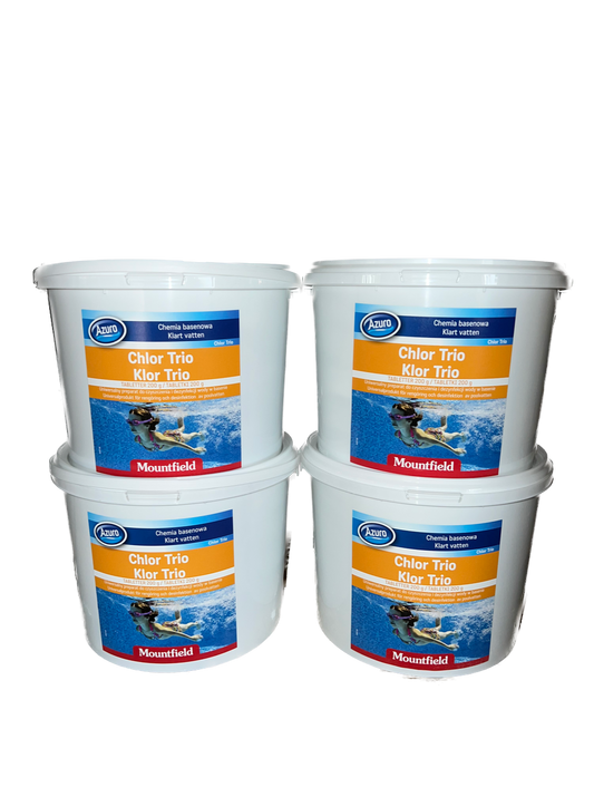 4 way to mix 3kg Chlorine - Azuro Shock/Trio Chlorine