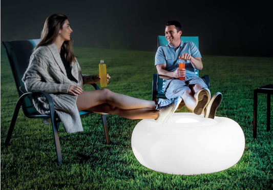 Floating LED Light Ottoman